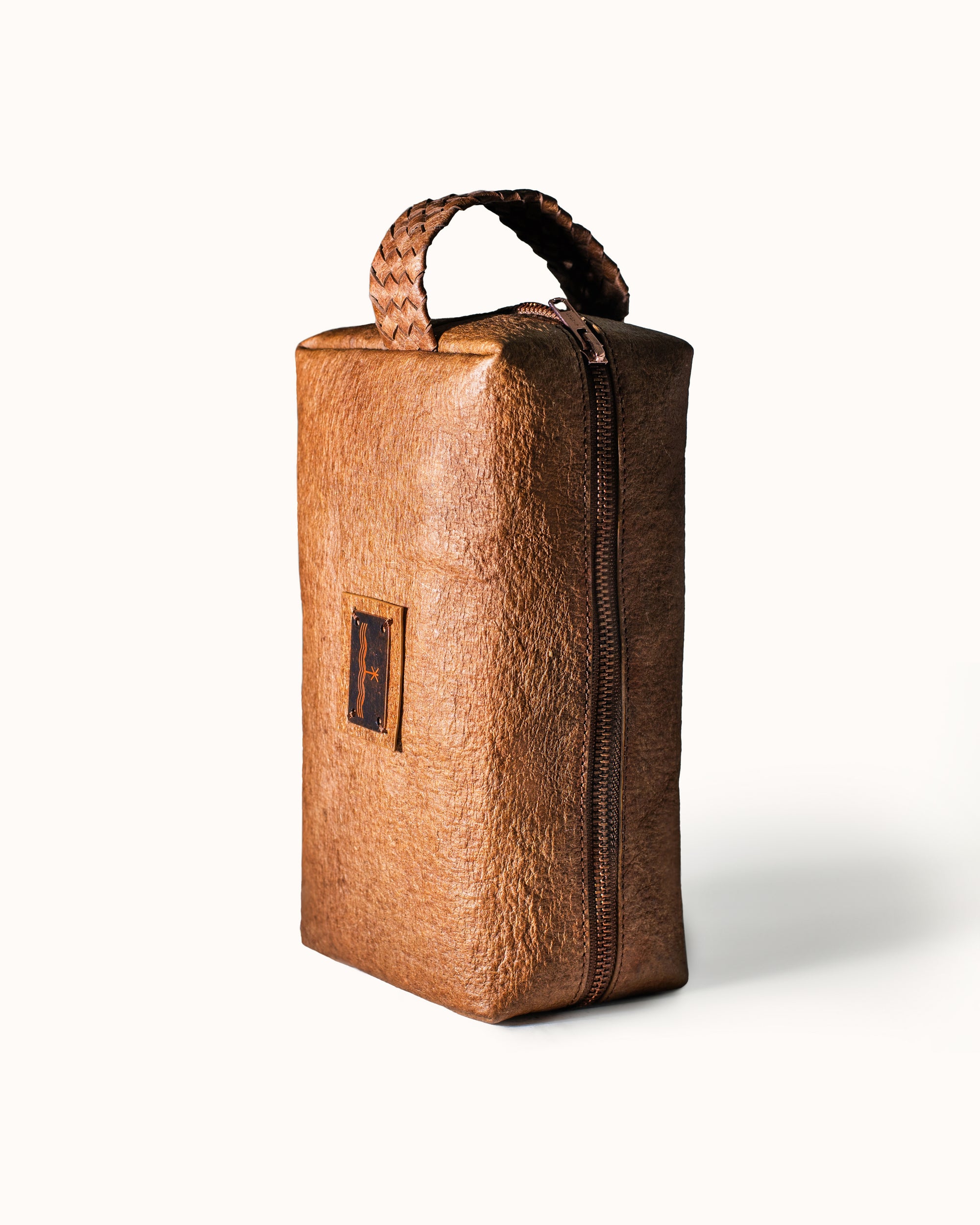 Coconut Leather Pouch CUTCH BROWN