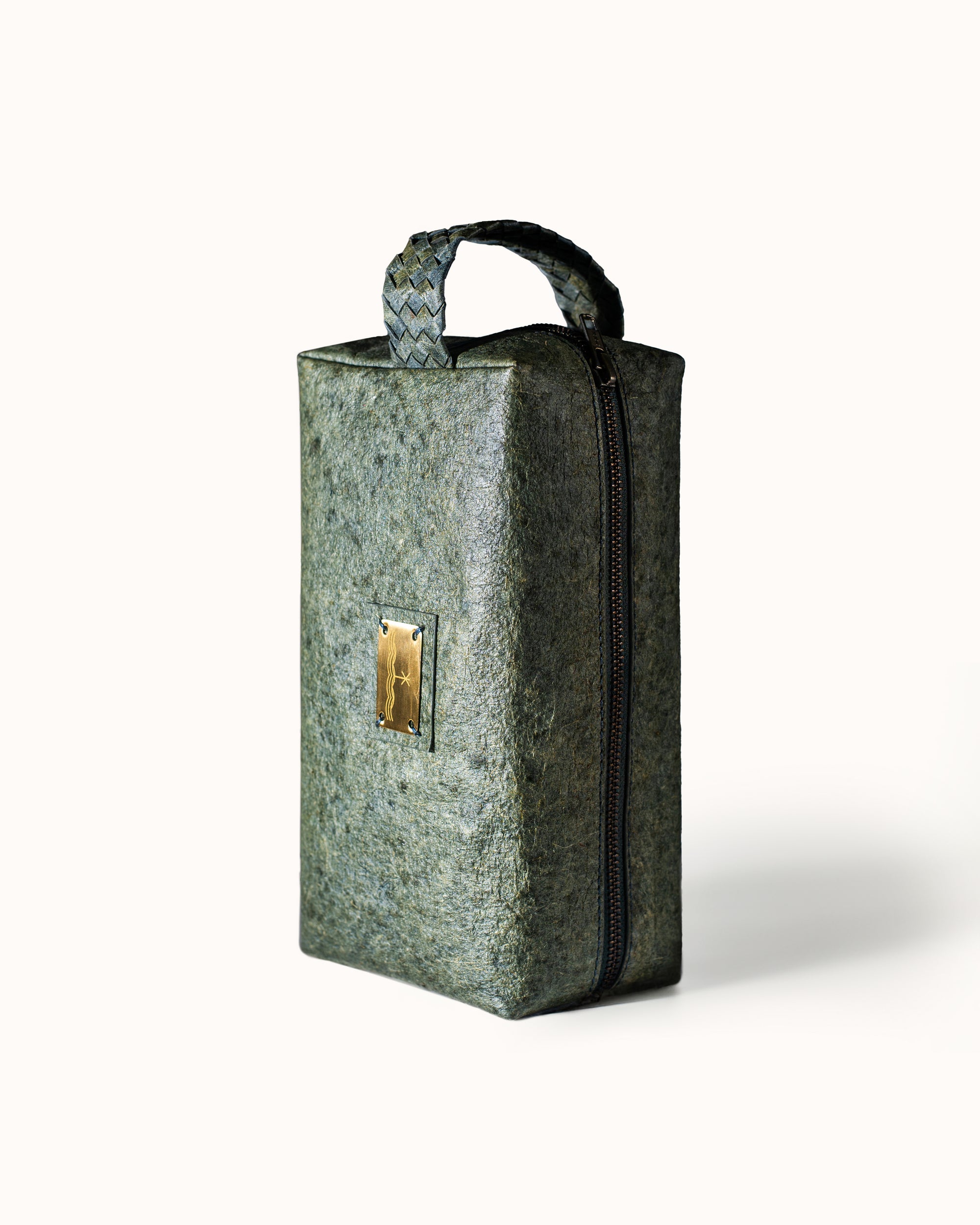 Coconut Leather Pouch LIGHT INDIGO
